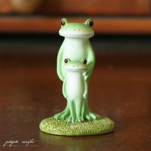 Copeau コポー レトロバイクとカエル 置物 ダイカイ オブジェ カエル