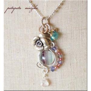 【専用】純銀ピーターサイト&ブルーオパール❅ワイヤーアートペンダントT他1点 テンペスト・ブルー ピーターサイト ワイヤーアート ペンダント