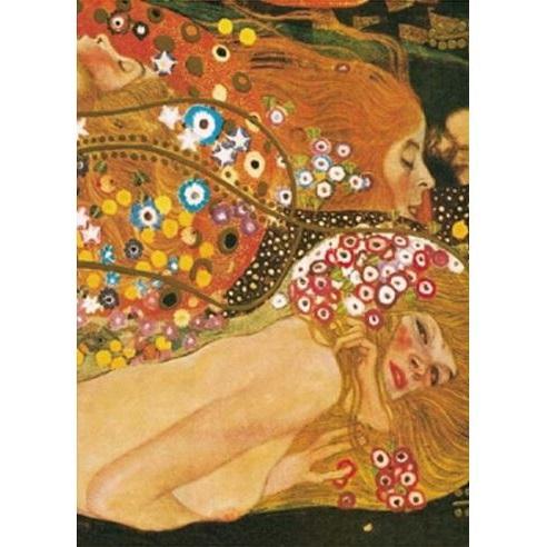 水蛇 II グスタフ・クリムト Gustav Klimt ポストカード ドイツ 製 グリーティングカ...