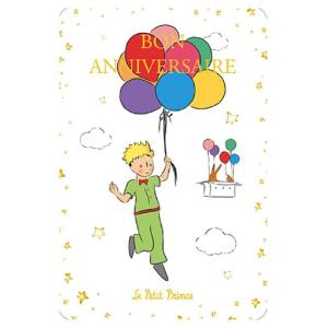 星の王子さま Le Petit Prince ポストカード フランス 製 バースデーカード Happy Birthday お誕生日おめでとう
