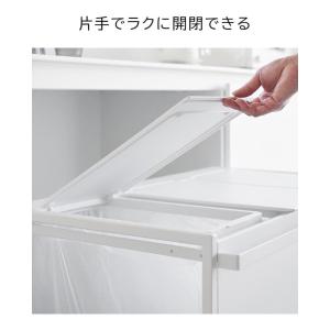 tower 山崎実業 蓋付き目隠し分別ダストワ...の詳細画像4