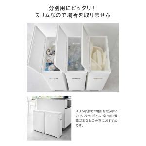tower 山崎実業 スリム蓋付きゴミ箱 タワ...の詳細画像4