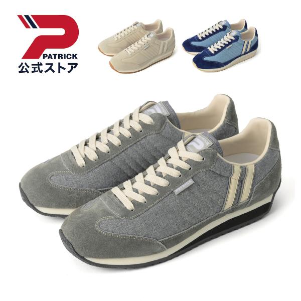 公式 PATRICK パトリック MARATHON-CHB マラソン シャンブレー 日本製 スニーカ...