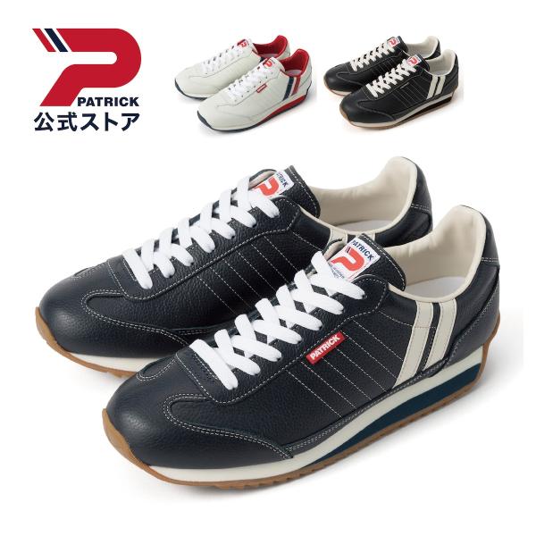 公式 PATRICK パトリック MARATHON-L マラソン レザー 日本製 スニーカー シュー...