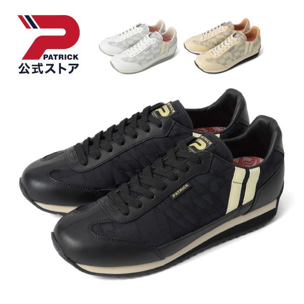 公式 PATRICK パトリック MARATHON-MJ マラソン モザイクジャカード 日本製 スニ...
