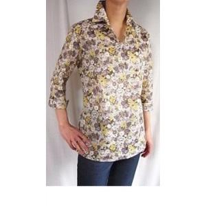 シンプルシャツカラー(7〜17号/ハンドメイド/洋裁/ミシン/ソーイング/ブラウス/パピエパターン/...