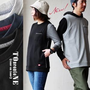 ベスト プルオーバー スウェット 裏毛 クルーネック