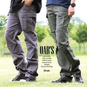 麻 パンツ カーゴパンツ ストレッチ 涼しい 夏 コットン リネン しっかり 丈夫 軽い ユニセックス ウエスト 調節可 M65 OAR’S オールズ