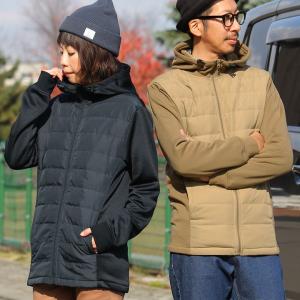 ダウンパーカー メンズ レディース スリム ジップアップ