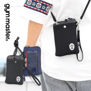 ポーチ スマホポーチ ハッピー マスクマン 刺繍 クッション