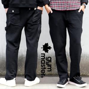 パンツ アンクル ペインターヘリンボーン 布帛 同色 異素材 切り替えスウェット ウェビングベルト メンズ レディース  gym master