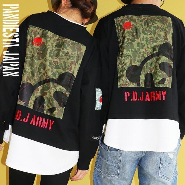 トップス Tシャツ ロンティー ロンTEE 長袖 クルーネック フェイクレイヤード重ね着 ビッグサイ...