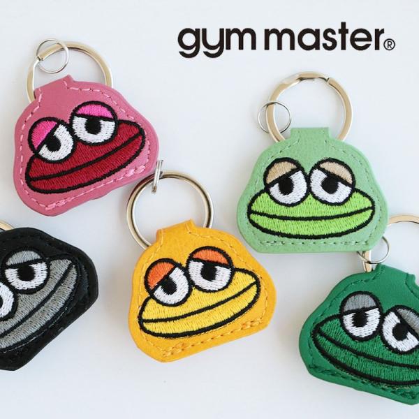 キーカバー 鍵カバー キーホルダー メンズ レディース カエル 合皮 刺繍 刺しゅう イエロー PA...