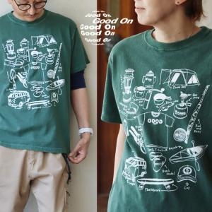 Good On Tシャツ 半袖 メンズ レディース クルーネック 綿100％ 米綿 USA コットン しっかり生地 丈夫 通気性 夏 夏服 カジュアル PATY パティ グッドオン｜paty