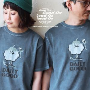 Good On Tシャツ 半袖 メンズ レディース クルーネック プリント 綿100％ 米綿 USA コットン しっかり生地 丈夫 通気性 PATY パティ グッドオン｜paty