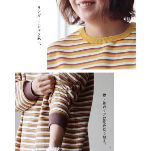 ロンT Tシャツ 長袖 メンズ レディース リ...の詳細画像4
