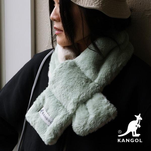 KANGOL カンゴール ティペット マフラー スヌード ストール レディース ズレ落ちない 無地 ...