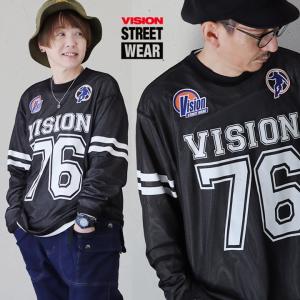 メッシュT ゲームシャツ ロンT 長袖 アンサンブル セット メンズ レディース プリント PATY パティ VISION STREET WEAR ヴィジョンストリートウェア｜paty