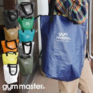 gym master ジムマスター トートバッグ ハンドバッグ エコバッグ カバン 肩掛け ロゴプリント ポリプロピレン 大容量 バケツ型 深型 27L パティ (メール便50)