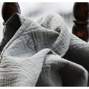 シャツ 長袖 プルオーバー ダブルガーゼ レデ...の詳細画像5