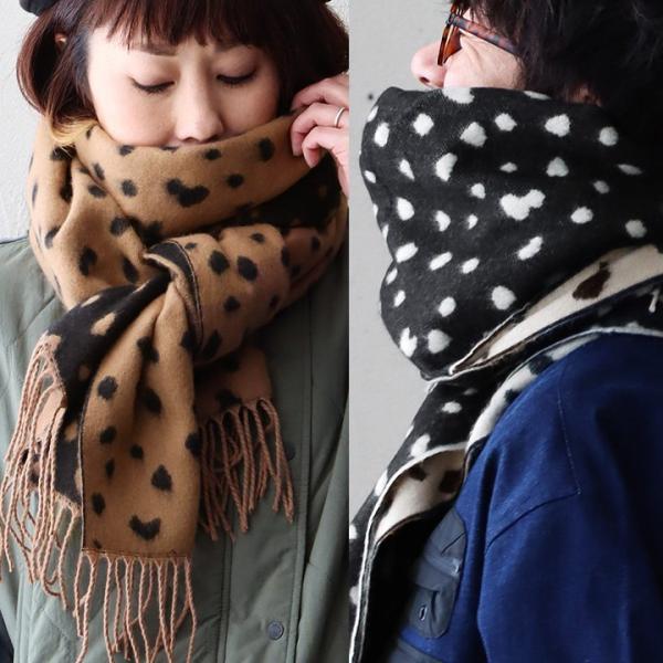 ストール マフラー フリンジ メンズ レディース レオパード 総柄 暖かい 防寒 軽い 膝掛け 秋 ...
