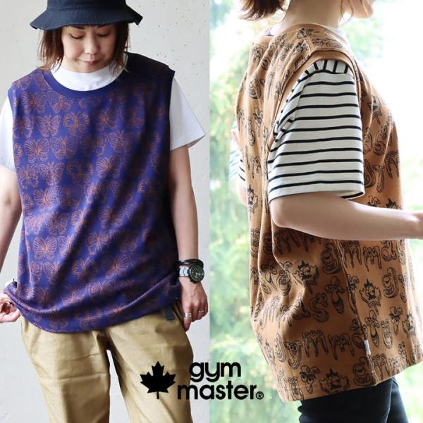 gym master ジムマスター ベスト ノースリーブ メンズ レディース 重ね着 クルーネック ...