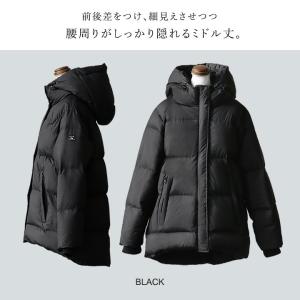 ダウンコート レディース ダウン ミドル丈 撥水 軽い 防風 ダウンコート レディース ダウン ミドル丈 撥水 軽い 防風