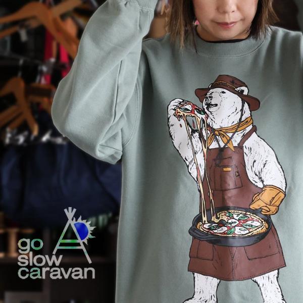 go slow caravan ゴースローキャラバン スウェット トレーナー 長袖 メンズ レディー...