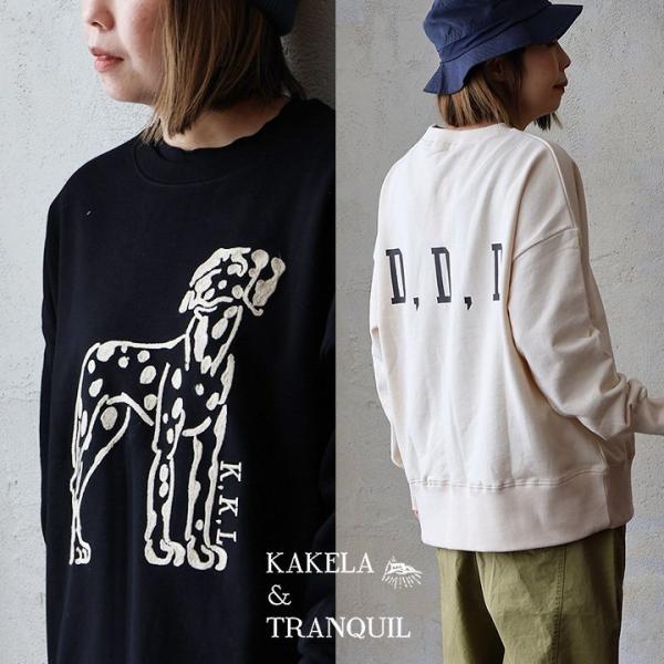 KAKELA＆TRANQUIL カケラ＆トランクイル スウェット トレーナー 長袖 レディース 綿1...