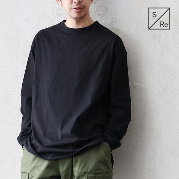 Tシャツ 長袖 メンズ レディース ラウンドTシャツ 無地 重ね着 強捻 コットン 綿100％ 重ね...