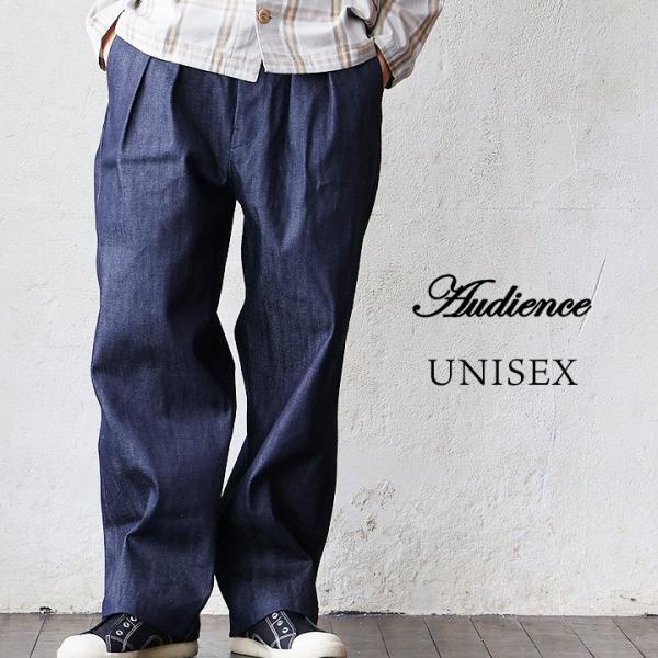 パンツ イージーパンツ メンズ レディース ワイド 日本製 デニム 12オンス セルヴィッチ 赤耳 ...