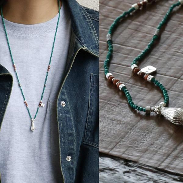 ネックレス レディース ビーズ 亜鉛合金 ブルー シルバー プレゼント 贈り物 アクセサリー パティ...