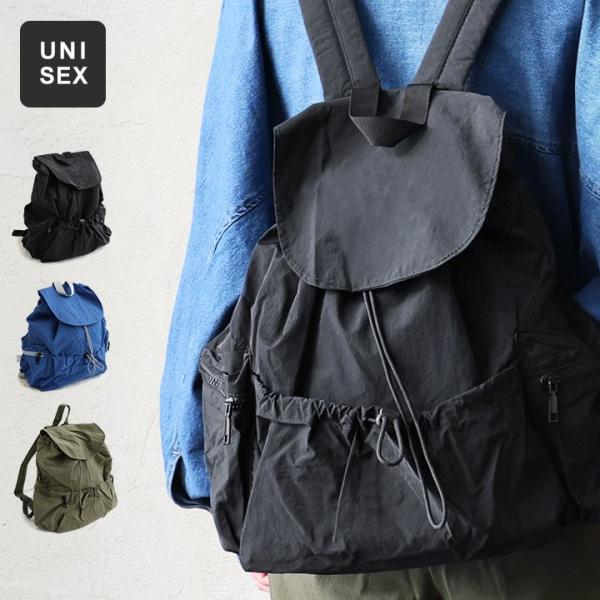 リュック バッグ カバン 鞄 メンズ レディース 無地 配色 ナイロン 裏地付き A4 ポケット ジ...