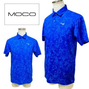 MOCO（モコ） ゴルフウェア メンズ ポロシャツ 長袖シャツ HG/JQニット