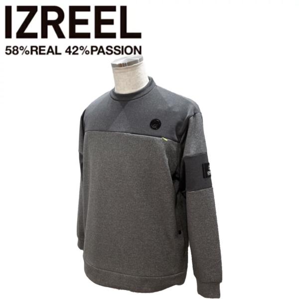 IZREEL　イズリール　メンズ　ゴルフ　ゴルフウェア　ダンボールニット　スウェット　裏起毛　保温　...