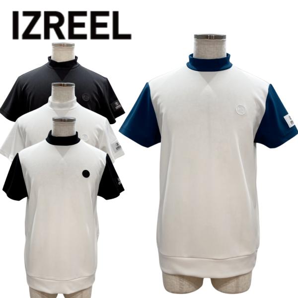 IZREEL イズリール プレーンモック メンズ モックネック ハイネック ゴルフ ゴルフウェア U...