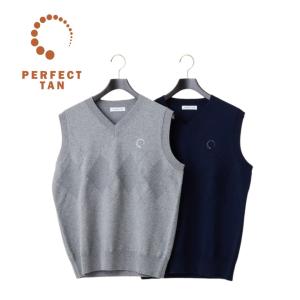 【美品】Callawayフード付きグレー系ベスト(Mサイズ) Callaway（キャロウェイ） ニットパーカーベスト グレー×ネイビー