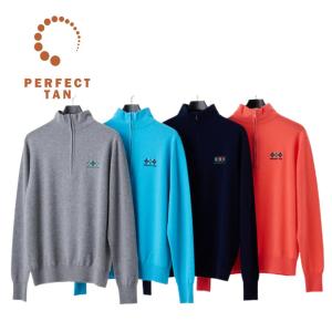 CPG GOLF バックプリント モックネックシャツ 半袖 メンズ 2025秋冬