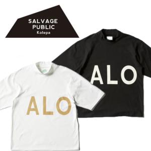 SALVAGE PUBLIC（サルベージパブリック） モックネック 半袖Tシャツ