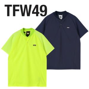 SALE！ TFW49 メンズ カラーレスポロ ポロシャツ ゴルフ ゴルフウェア 透け防止 ストレッ...