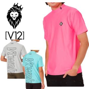 V12 ブイトゥエルブ MONOGRAM MOCK メンズ ゴルフ ゴルフウェア