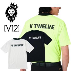 Ｖ12 MONOGRAM MOCK　モックシャツ V122410-MK10 V12] ゴルフ メンズ モックネック MONOGRAM MOCK | 【公式通販】