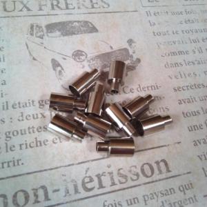 日泉 10個 Φ5mm 吉川式段付ブレーキアウターケーブルエンドキャップ