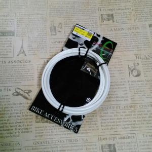 Foglia 2000mm/200cm/2ｍ ブレーキアウターケーブル ホワイト