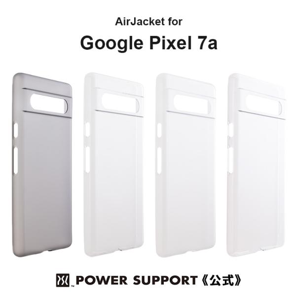 Google Pixel 7a ケース クリアケース パワーサポート エアージャケット 耐衝撃 透明...