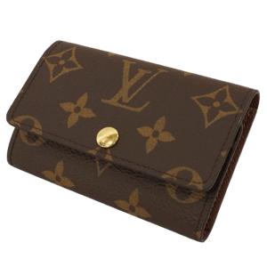 p♪LOUIS VUITTON ルイヴィトン 6連キーケース ミュルティクレ6 M62630 モノグラム 中古美品｜pawn-recycle-ube