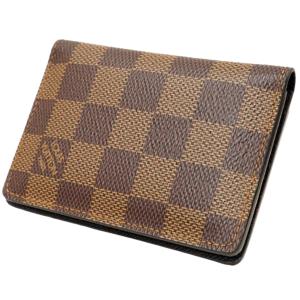 q♪LOUIS VUITTON ルイヴィトン オーガナイザードゥ ポッシュ カード入れ ダミエ N63145 保存箱/袋付 中古美品｜pawn-recycle-ube