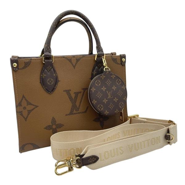 Louis Vuitton ルイヴィトン オンザゴーPM M46373 キャンバス モノグラム リバ...