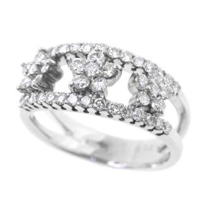 ジュエリーマキ SAMISTAR-D フラワーモチーフリング ダイヤ 0.8ct