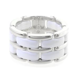A037 シャネル ウルトラ ミディアム #53 750WG×セラミック リング CHANEL - シャネル CHANEL リング ウルトラ コレクション
